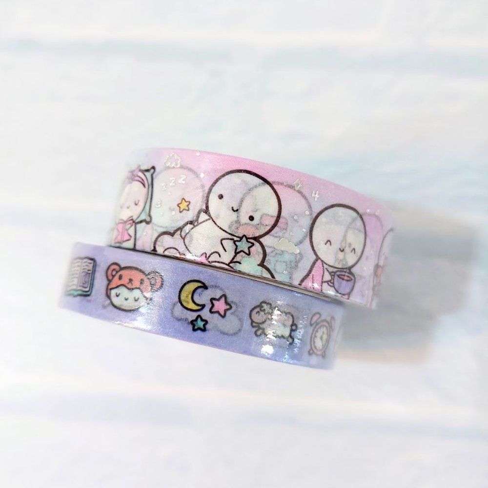 TheCoffeeMonsterzCo TCMC *Preorder* Sleep Time & Sleepy Doodles Washi Ta…